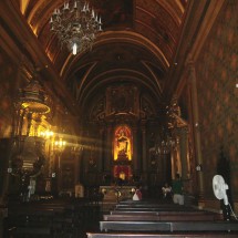Inside of the church Santa Teresa
